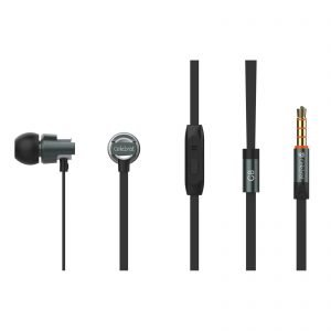 CELEBRAT Earphones με μικρόφωνο C8, on/off, 8mm, 1.2m, μαύρα | Αξεσουάρ κινητών | elabstore.gr