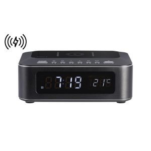 THOMSON Ξυπνητήρι CR400IBT, Βluetooth, USB, ασύρματη φόρτιση, LED, μαύρο | Εικόνα & Ήχος | elabstore.gr