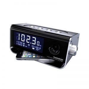 THOMSON Ξυπνητήρι CP350 με ημερολόγιο, θερμοκρασία, FM Radio, μαύρο | Εικόνα & Ήχος | elabstore.gr