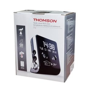 THOMSON Ξυπνητήρι CT390 RDS, FM, ημερολόγιο, θερμοκρασία, LED, μαύρο | Εικόνα & Ήχος | elabstore.gr