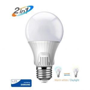 POWERTECH LED Λάμπα Bulb 2 σε 1, 9W, 3000K & 6500K, E27, Samsung LED, IC | Φωτισμός | elabstore.gr
