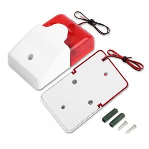 Σειρήνα πανικού Piezzo εσωτερικού χώρου HS-157, 12V, Red | Συναγερμοί | elabstore.gr