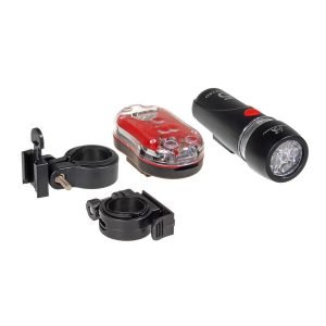MACLEAN ENERGY Σετ φωτισμού ποδηλάτου MCE38, μαύρο | Gadgets | elabstore.gr