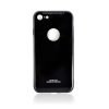 POWERTECH Θήκη Silicone Glass για iPhone 8, μαύρη | Αξεσουάρ κινητών | elabstore.gr