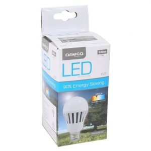 OMEGA LED Λάμπα Bulb 7W, Warm White 2800K, E27 | Φωτισμός | elabstore.gr