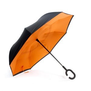 Ομπρέλα Kazbrella αντίστροφης δίπλωσης, λαβή σχήματος C, θήκη, πορτοκαλί | eLabstore.gr Ομπρέλα Kazbrella αντίστροφης δίπλωσης, λαβή σχήματος C, θήκη, πορτοκαλί | Οικιακές & Προσωπικές Συσκευές | elabstore.gr