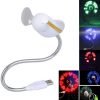 Φορητός ανεμιστήρας USB με LED απεικόνιση κειμένου, Red | Gadgets | elabstore.gr