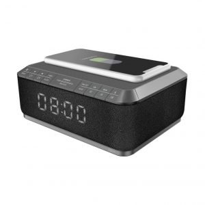 BIGBEN Ξυπνητήρι RR140IG, FM radio, Alarm, Ασύρματη φόρτιση, μαύρο | eLabstore.gr