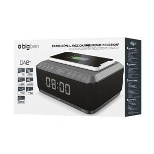 BIGBEN Ξυπνητήρι RR140IG, FM radio, Alarm, Ασύρματη φόρτιση, μαύρο | Εικόνα & Ήχος | elabstore.gr