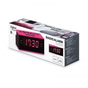 BIGBEN Ξυπνητήρι RR60RSN, FM radio, Dual alarm, ροζ | Εικόνα & Ήχος | elabstore.gr