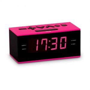BIGBEN Ξυπνητήρι RR60RSN, FM radio, Dual alarm, ροζ | Εικόνα & Ήχος | elabstore.gr