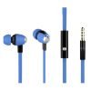 CELEBRAT Earphones με μικρόφωνο S-30, on/off, 10mm, 1.2m flat, μπλε | Αξεσουάρ κινητών | elabstore.gr