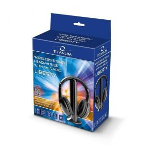 TITANUM Ασύρματα ακουστικά Liberty με FM tuner, μαύρα | eLabstore.gr TITANUM Ασύρματα ακουστικά Liberty με FM tuner, μαύρα | Αξεσουάρ κινητών | elabstore.gr