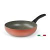 FLONAL Τηγάνι βαθύ αντικολλητικό Pepita Granit 24cm με λαβή βακελίτη | Οικιακές & Προσωπικές Συσκευές | elabstore.gr