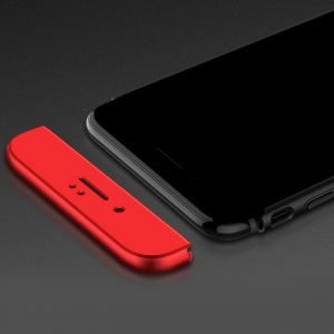 POWERTECH Θήκη 360° Protect για iPhone XS/X, κόκκινη | Αξεσουάρ κινητών | elabstore.gr