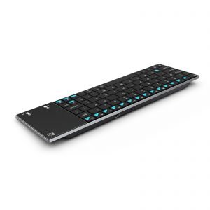 RIITEK Ασύρματο πληκτρολόγιο mini K12+ με touchpad, 2.4GHz, μαύρο | Συνοδευτικά PC | elabstore.gr