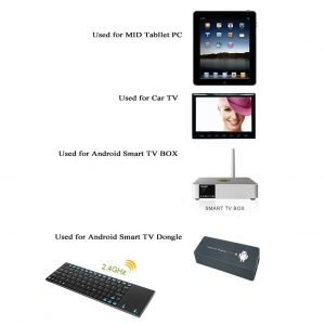 RIITEK Ασύρματο πληκτρολόγιο mini K12+ με touchpad, 2.4GHz, μαύρο | Συνοδευτικά PC | elabstore.gr