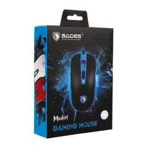 SADES Ενσύρματο Gaming Mouse Musket S15, 7 πλήκτρα, 4000CPI, μαύρο | eLabstore.gr SADES Ενσύρματο Gaming ποντίκι Musket S15, 7 πλήκτρα, 4000CPI, μαύρο | Συνοδευτικά PC | elabstore.gr