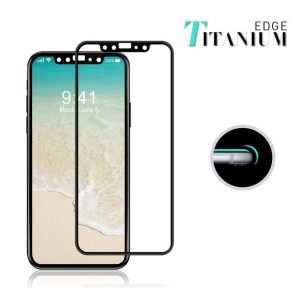 POWERTECH Tempered Glass 3D για iPhone XS, titanium, μαύρο | Αξεσουάρ κινητών | elabstore.gr