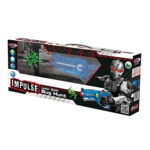 JAMARA Impulse Laser Gun Bug Hunt, LED, με υπέρυθρες, μπλε | Παιχνίδια | elabstore.gr