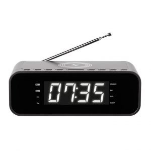 THOMSON Ξυπνητήρι CR255I, FM, ασύρματη φόρτιση, dual alarm, μαύρο | Εικόνα & Ήχος | elabstore.gr