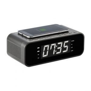 THOMSON Ξυπνητήρι CR255I, FM, ασύρματη φόρτιση, dual alarm, μαύρο | Εικόνα & Ήχος | elabstore.gr