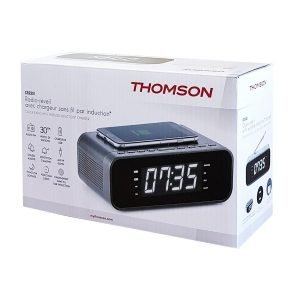 THOMSON Ξυπνητήρι CR255I, FM, ασύρματη φόρτιση, dual alarm, μαύρο | Εικόνα & Ήχος | elabstore.gr