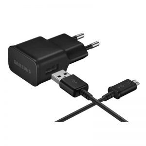 SAMSUNG Φορτιστής τοίχου EP-TA12EBE USB(A) σε Micro USB, 2A, μαύρος | Αξεσουάρ κινητών | elabstore.gr