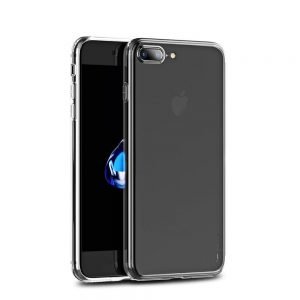 IPAKY Θήκη Effort TPU & tempered glass για iPhone 8 Plus/7 Plus, διάφανη | Αξεσουάρ κινητών | elabstore.gr