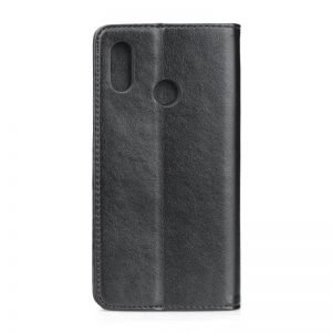 POWERTECH Θήκη Leather magnet για Huawei P20 Lite, μαύρη | Αξεσουάρ κινητών | elabstore.gr