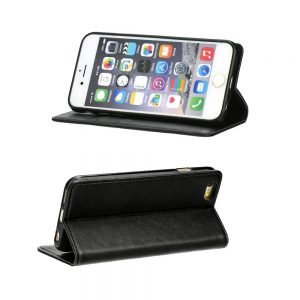 POWERTECH Θήκη Leather magnet για Xiaomi Redmi 6, μαύρη | Αξεσουάρ κινητών | elabstore.gr