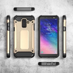 POWERTECH θήκη Hybrid Protect MOB-1075 για Samsung Galaxy A6 2018, μαύρο | Αξεσουάρ κινητών | elabstore.gr