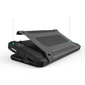 POWERTECH θήκη Hybrid Protect MOB-1077 για Huawei Y6 2018, μαύρο | Αξεσουάρ κινητών | elabstore.gr