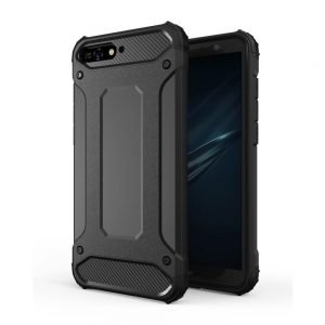 POWERTECH θήκη Hybrid Protect MOB-1077 για Huawei Y6 2018, μαύρο | Αξεσουάρ κινητών | elabstore.gr
