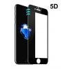 POWERTECH Tempered Glass 5D Full Face για iPhone 7 Plus, Black | Αξεσουάρ κινητών | elabstore.gr