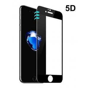 POWERTECH Tempered Glass 5D Full Face για iPhone 7 Plus, Black | Αξεσουάρ κινητών | elabstore.gr