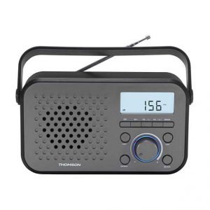 THOMSON Φορητό ψηφιακό ραδιόφωνο RT300, FM/MW, LCD, ξυπνητήρι, γκρι | Εικόνα & Ήχος | elabstore.gr