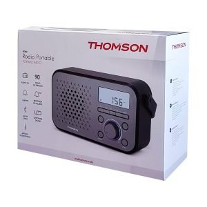 THOMSON Φορητό ψηφιακό ραδιόφωνο RT300, FM/MW, LCD, ξυπνητήρι, γκρι | Εικόνα & Ήχος | elabstore.gr