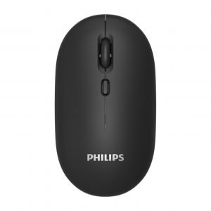 PHILIPS ασύρματο ποντίκι SPK7203, 1600DPI, 4 πλήκτρα, μαύρο | Συνοδευτικά PC | elabstore.gr