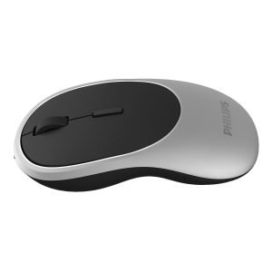 PHILIPS ασύρματο ποντίκι SPK7413 2000DPI, 4 πλήκτρα, 450mAh, μαύρο-ασημί | Συνοδευτικά PC | elabstore.gr