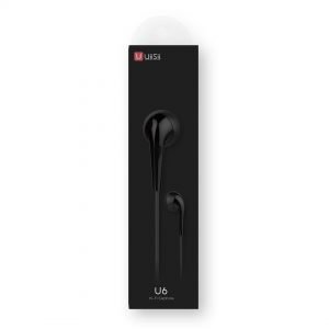 UIISII Earphones U6, Hi-Res Audio, mic, 102db, 1.2m, μαύρα | eLabstore.gr UIISII Earphones U6, Hi-Res Audio, mic, 102db, 1.2m, μαύρα | Αξεσουάρ κινητών | elabstore.gr