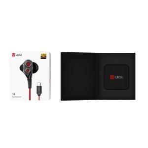 UIISII Earphones C8, Type C, Dual dinamic, mic, 102db, 1.2m, μαύρα | eLabstore.gr UIISII Earphones C8, Type C, Dual dinamic, mic, 102db, 1.2m, μαύρα | Αξεσουάρ κινητών | elabstore.gr