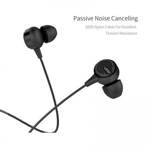 UIISII Earphones U8, heavy bass, mic, 102db, 1.2m, μαύρα | Αξεσουάρ κινητών | elabstore.gr