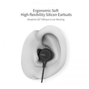 UIISII Earphones U8, heavy bass, mic, 102db, 1.2m, μαύρα | Αξεσουάρ κινητών | elabstore.gr
