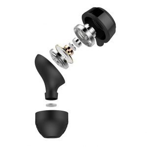 UIISII Earphones U8, heavy bass, mic, 102db, 1.2m, μαύρα | Αξεσουάρ κινητών | elabstore.gr