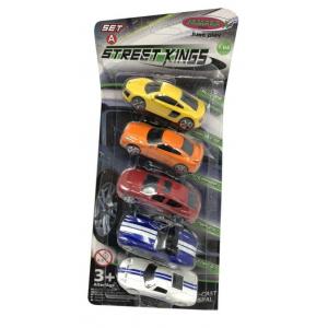 JAMARA Σετ Αυτοκινητάκια Die-cast Street Kings 460359 1:64, 5τμχ | Παιχνίδια | elabstore.gr