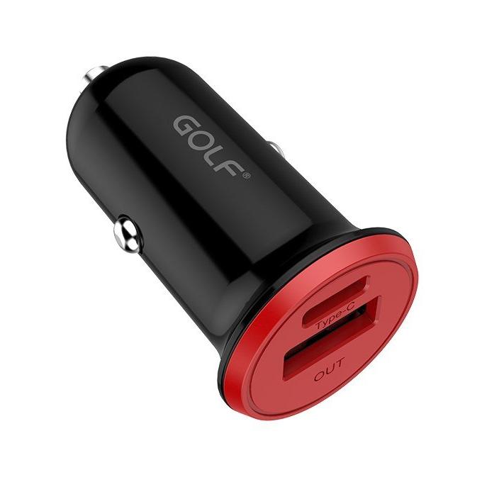 GOLF Quick Charger GF-C7, USB & Type-C, PD & QC1 18W, μαύρο | eLabstore.gr GOLF Quick Charger GF-C7, USB & Type-C, PD & QC1 18W, μαύρο | Αξεσουάρ κινητών | elabstore.gr