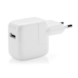 APPLE Φορτιστής τοίχου MD836ZM-A, USB, 12W, 2.4A, λευκό | Αξεσουάρ κινητών | elabstore.gr
