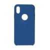 POWERTECH Θήκη Silicon Velvet MOB-1121 για iPhone XS, μπλε | Αξεσουάρ κινητών | elabstore.gr