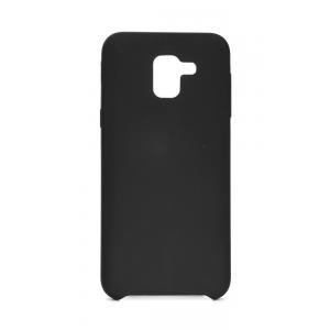 POWERTECH Θήκη Silicon Velvet MOB-1127 για Samsung J6 2018, μαύρη | Αξεσουάρ κινητών | elabstore.gr